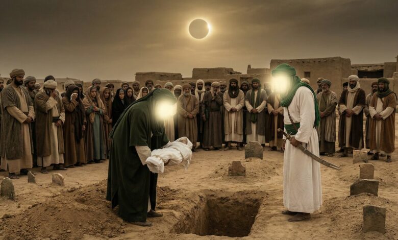 হযরত মুহাম্মাদ(সা.)-এর পুত্র ইব্রাহিম কত বয়সে এবং কোন কারণে মৃত্যুবরণ করেছিলেন?